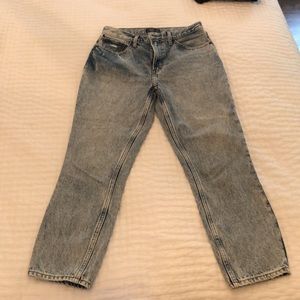 Acid Wash High Waist Mom Jeans